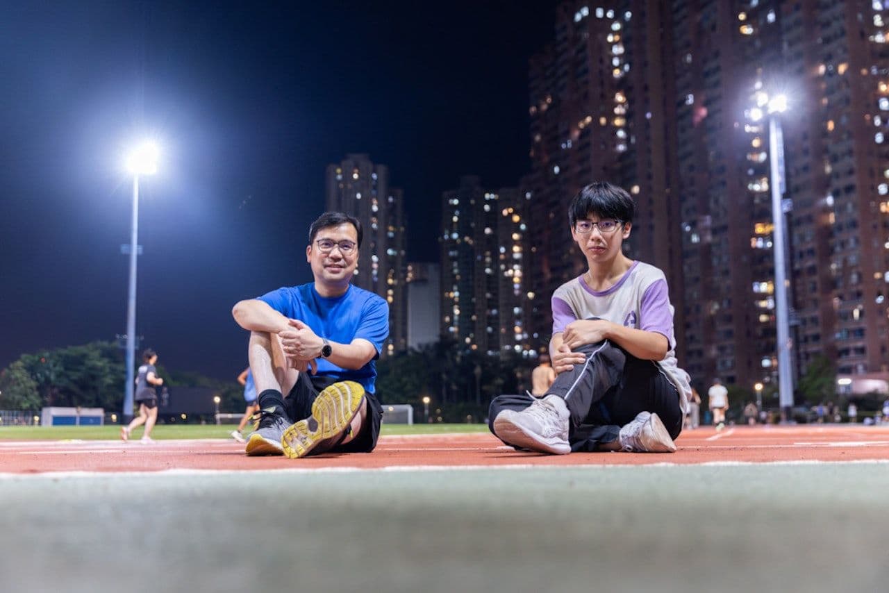 HK01-校長與學生並肩挑戰街馬10公里賽-以行動體現學習與堅持力量