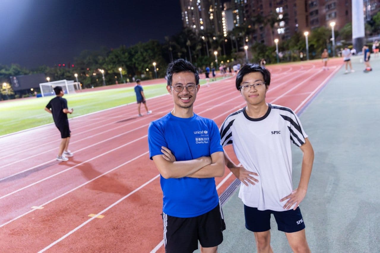 HK01-校長與學生並肩挑戰街馬10公里賽-以行動體現學習與堅持力量